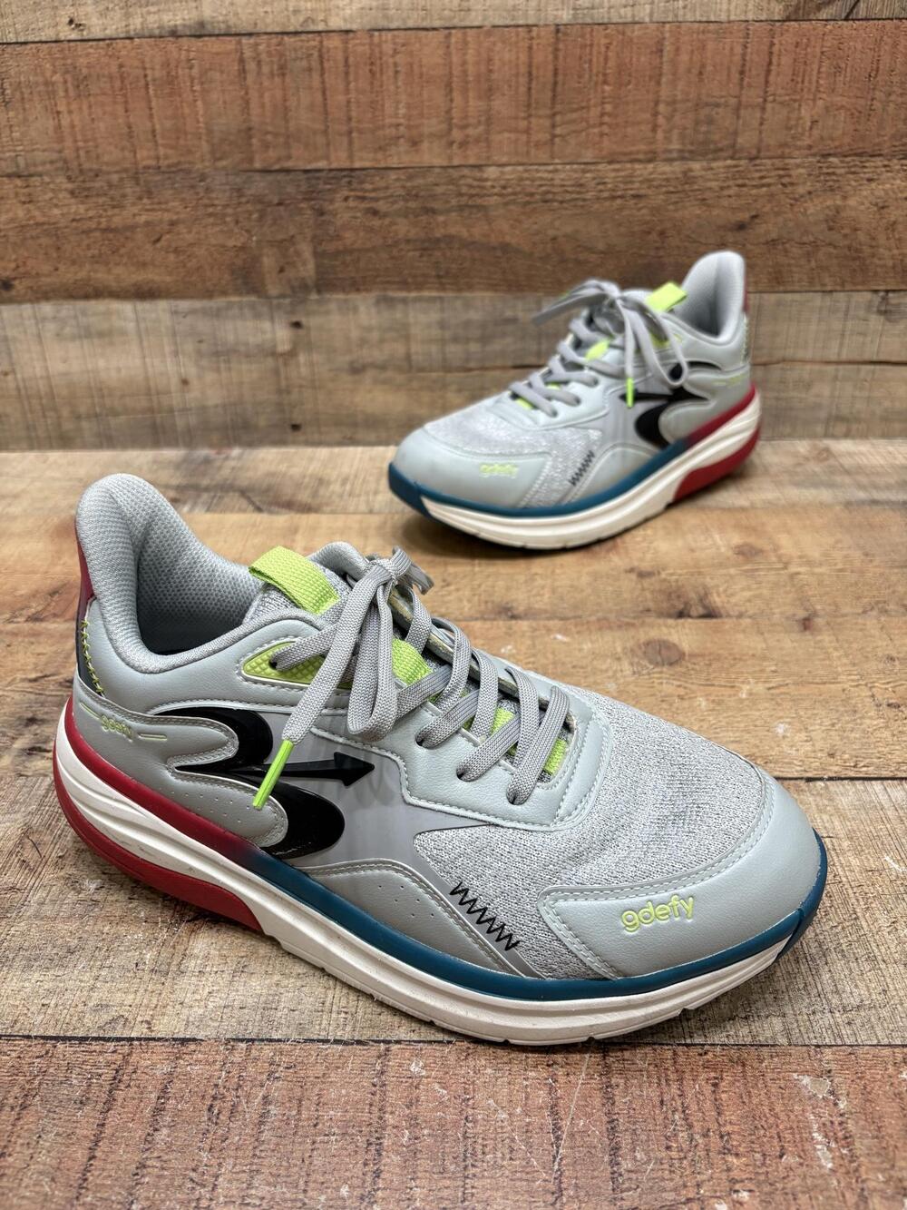 Gravity Defyer Shoes Mens Size 9.5 43 Gray Gdefy Walking Sneaker TB9037FGU-M